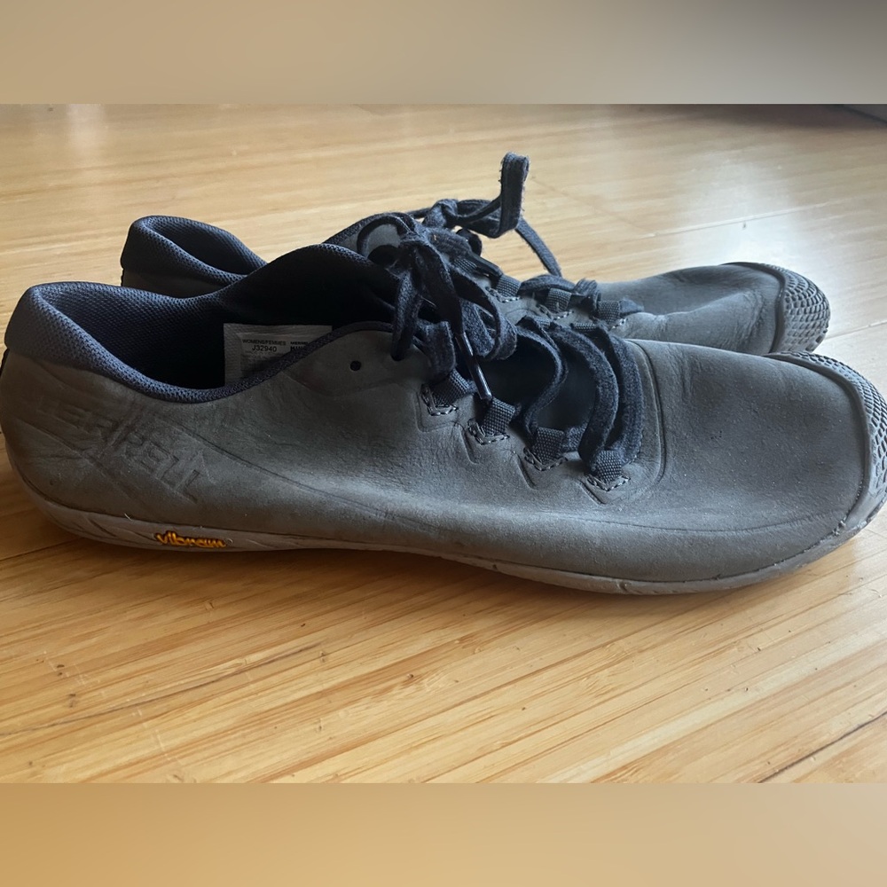 Merrell Vapor Glove 3 minimalist shoe, gray, size 9.5. - Picture 3 of 6